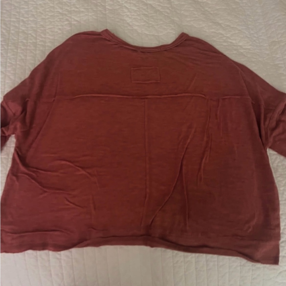 Altar'd State Rust Short Sleeve Top
